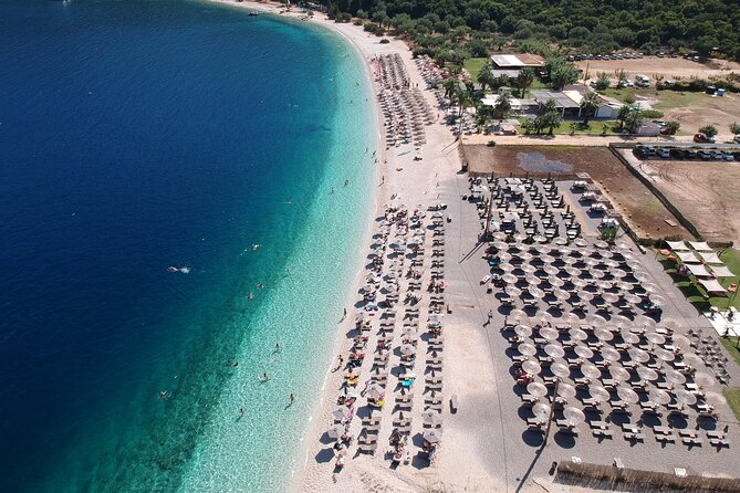 Argostoli Port: Private Shorex with swim stop at Antisamos beach - Orealios and the taste of Robola wine