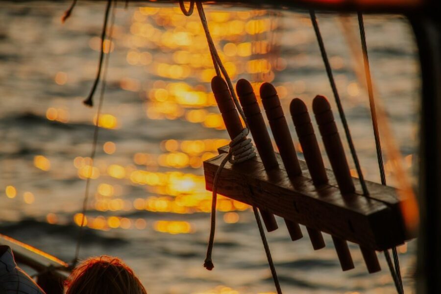 Argostoli: Sunset Cruise with Swim Stops, Dinner, and Wine - Time on the water: how the 4 hours usually play out