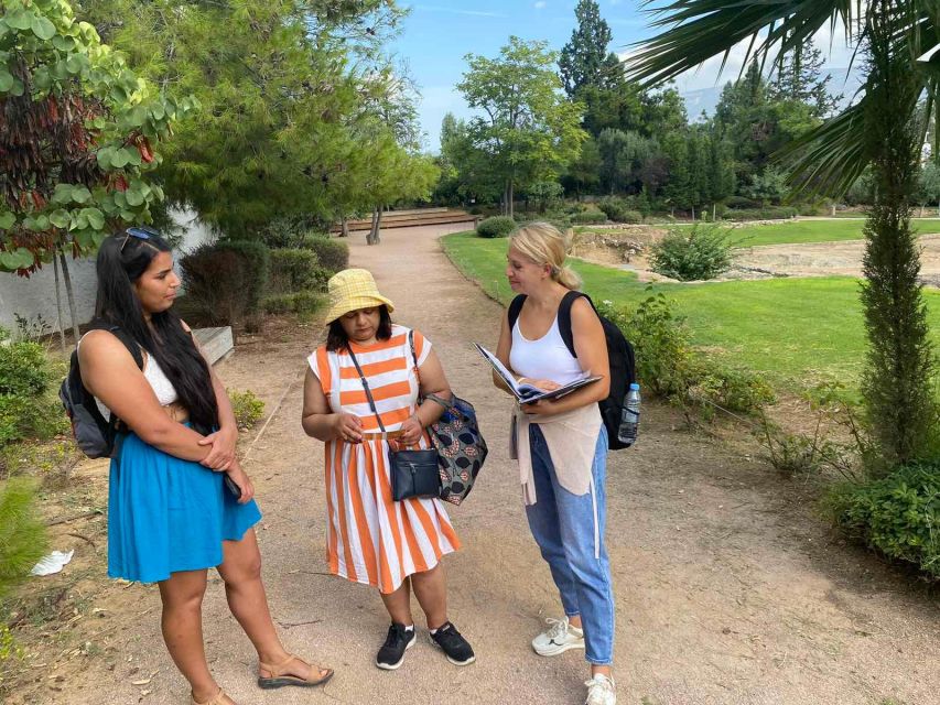 Aristotle's Philosophy Experiential Workshop, Lyceum, Athens - Starting beneath the trees in Rizari Park