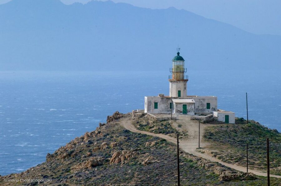 Armenistis Lighthouse Visit - The Fanari drive from Agios Stefanos: where the views start