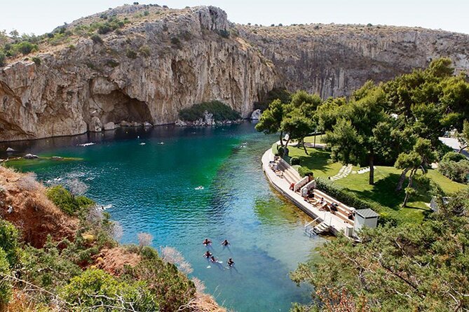 Athenian Riviera, Cape Sounion & Temple of Poseidon Tour - Lake Vouliagmeni: a quick stop by the sea
