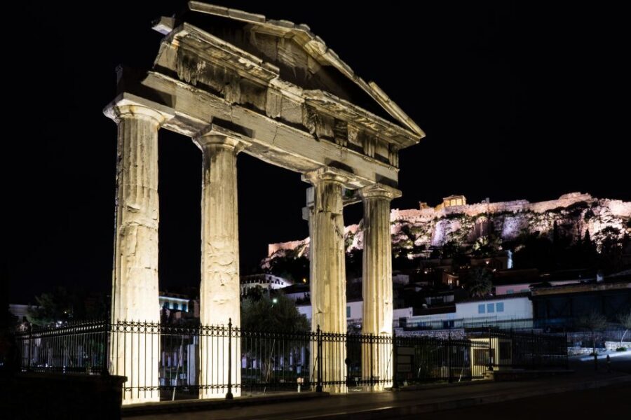 Athens: 2-Hour Highlights Tour by E-Bike After Sunset - Odeon of Herodes Atticus: A Quick Stop With Big Atmosphere