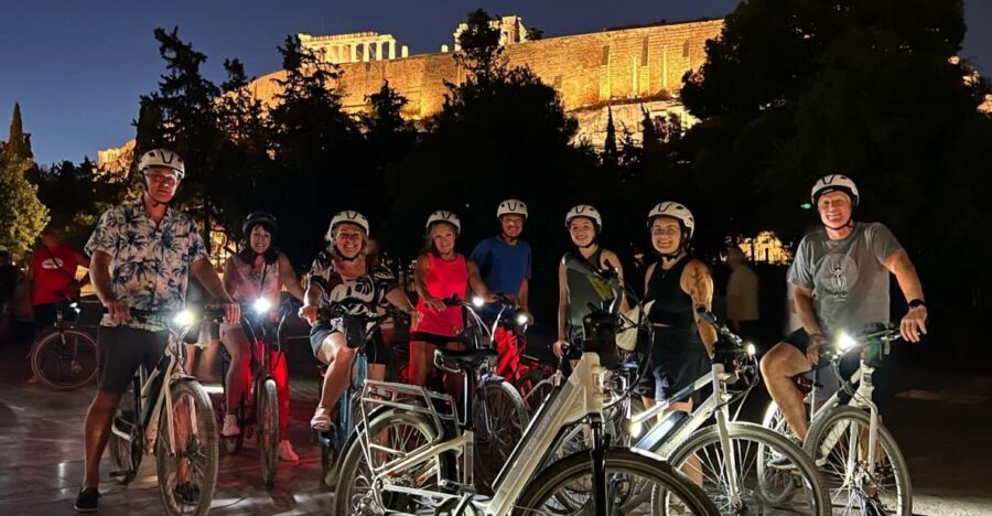 Athens: 2-Hour Highlights Tour by E-Bike After Sunset - Hadrian’s Arch and the Temple Zone: Where the City Shifts Tone