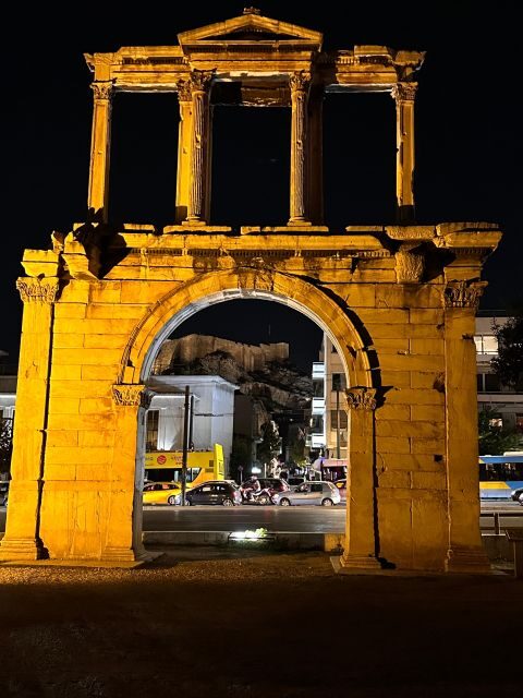 Athens: 2-Hour Highlights Tour by E-Bike After Sunset - Break Time on Irodou Attikou: A Small Pause That Helps You Enjoy the Ride