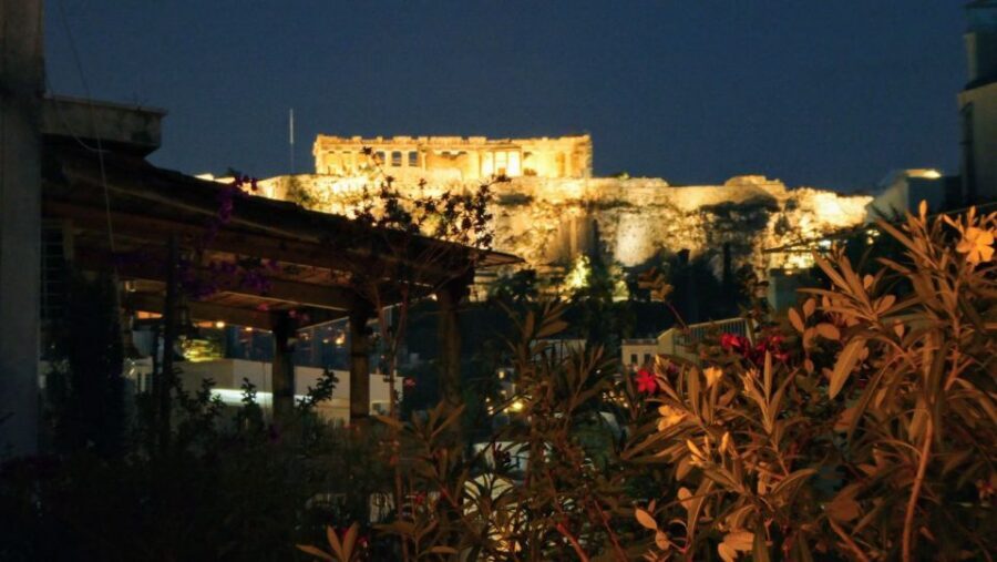 Athens: 7-Course Dinner and Wine Pairing with Acropolis View - Rooftop dining with an Acropolis view you can actually enjoy