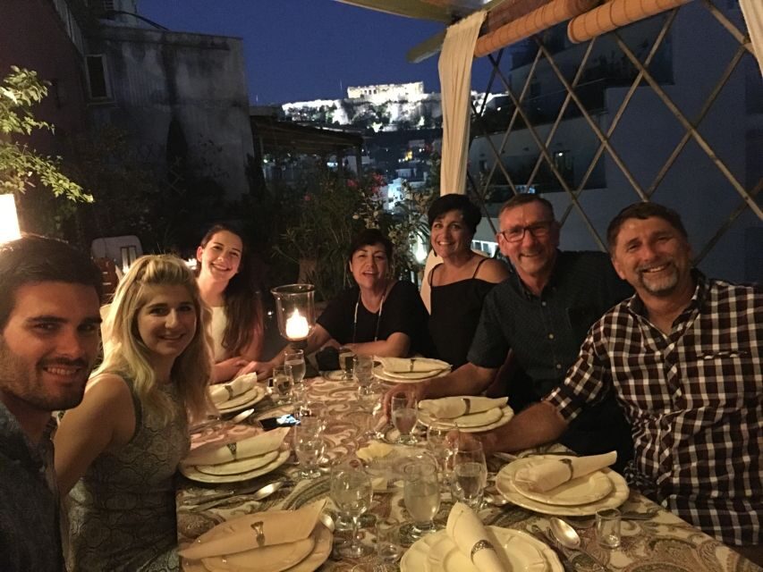 Athens: 7-Course Dinner and Wine Pairing with Acropolis View - Meeting Dimitris and Savvas in Monastiraki