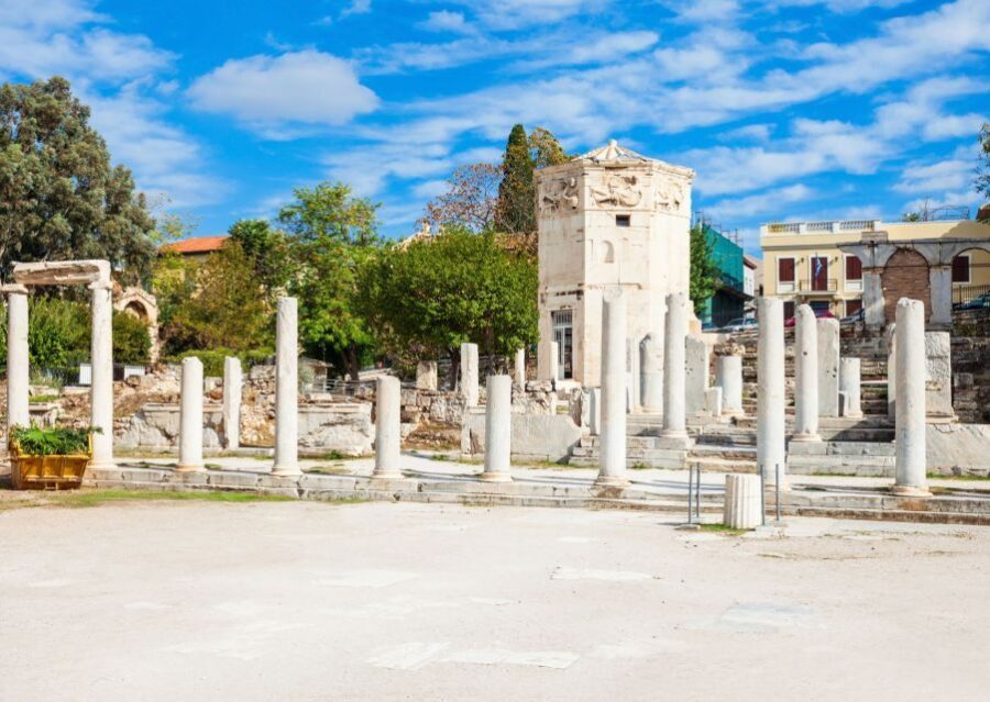 Athens: Acropolis and Ancient Athens Tour - Hadrian’s Library and Agora Romana: guided stops where the layers collide
