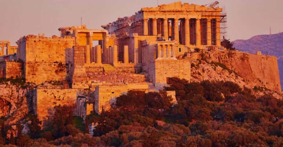 Athens: Acropolis Visit and City Night Tour - Entering Athens in two time periods: afternoon light, evening glow