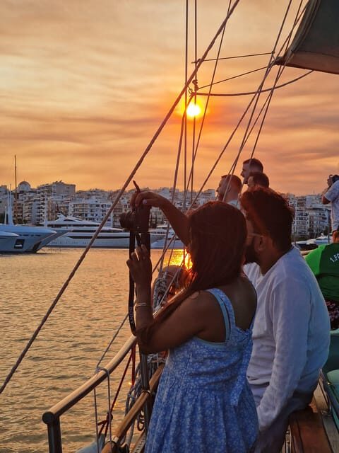 Athens: Agistri, Metopi & Aegina Cruise with Meals & Drinks - Lunch on the water: Greek buffet, moussakas, and wine/beer