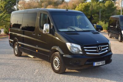 Athens Airport to Athens center - What the minibus means for a small group