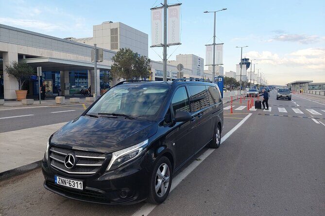 Athens Airport to Piraeus Port/Hotels Private Transfer-Meet&Greet - Meet-and-greet in the arrivals hall: nameboard pickup and luggage help