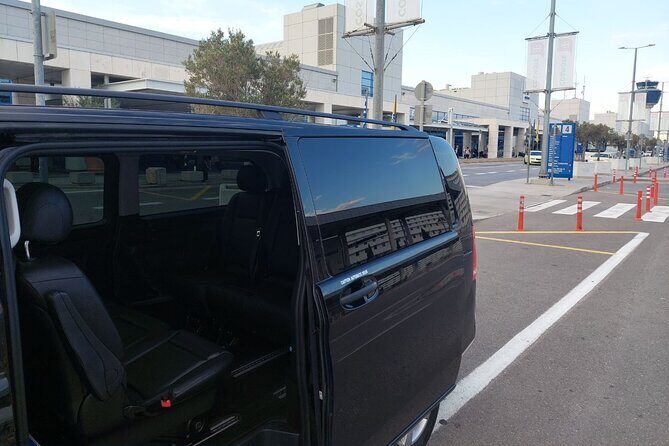 Athens Airport to Piraeus Port/Hotels Private Transfer-Meet&Greet - The ride experience: WiFi, bottled water, chargers, and air-conditioning