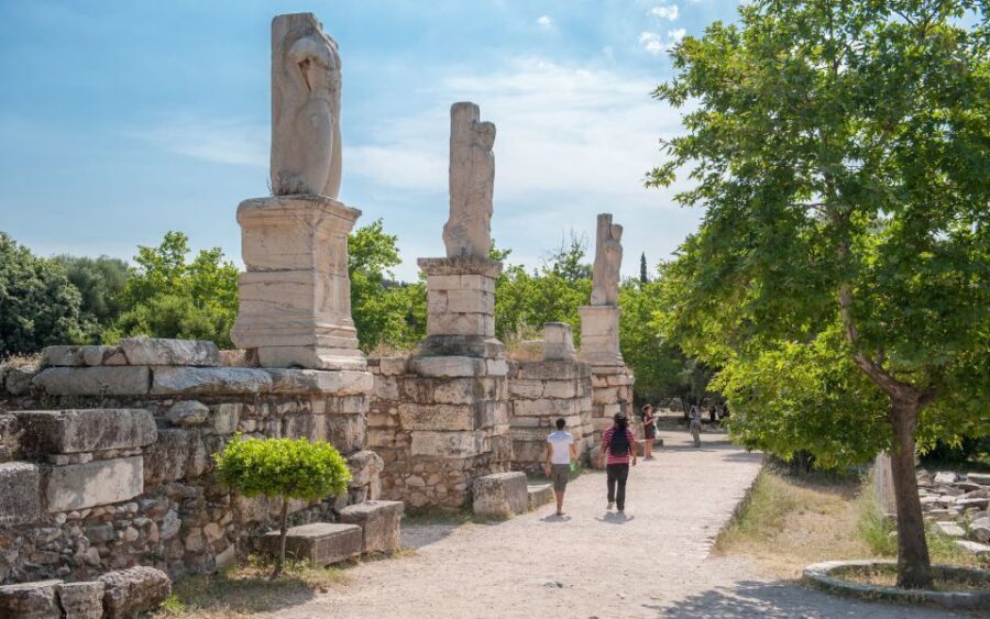 Athens: Ancient Agora E-Ticket and Audio Tour - Prison of Socrates area: philosophy in a concrete setting