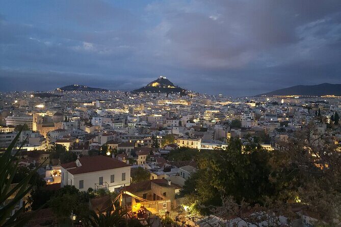 Athens at Night Small-Group Walking Tour with Dinner - Stoa of Attalos and the Ancient Agora museum setting