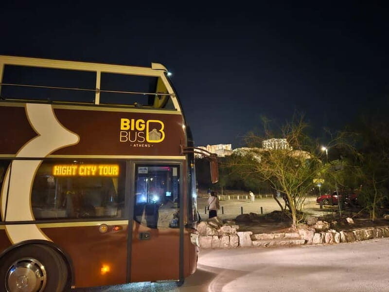 Athens: Big Bus Live-Guided Night Tour by Open-Top Bus - Practical details: what to know before you go