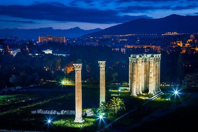 Athens By Night Driving Tour (Highlights) , and Dinner time - Syntagma Square and the Greek Parliament