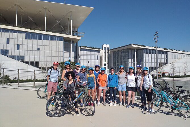 Athens City and Sea bike tour - Stavros Niarchos Foundation: modern architecture with seaside views