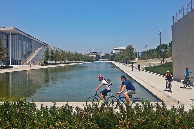 Athens City and Sea bike tour - Flisvos Marina and the beach break at Alimos