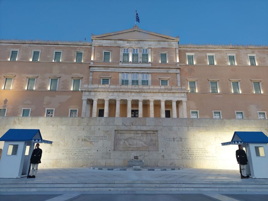 Athens: City Highlights Nighttime Walking Tour in Spanish - Monastiraki Square to the Ancient Agora: Ending With Acropolis Views
