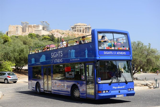 Athens Combo Ticket: Full-Day Cruise and Hop on Hop off Bus - Aegina and the Moni beach stop