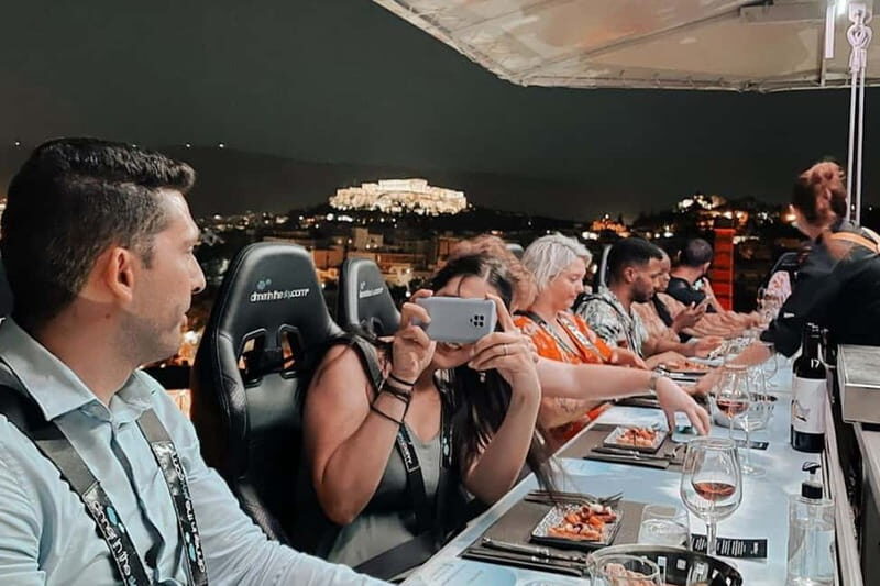 Athens: Dinner in the Sky Experience - Dinner 40 Meters Up: the Athens view that actually changes