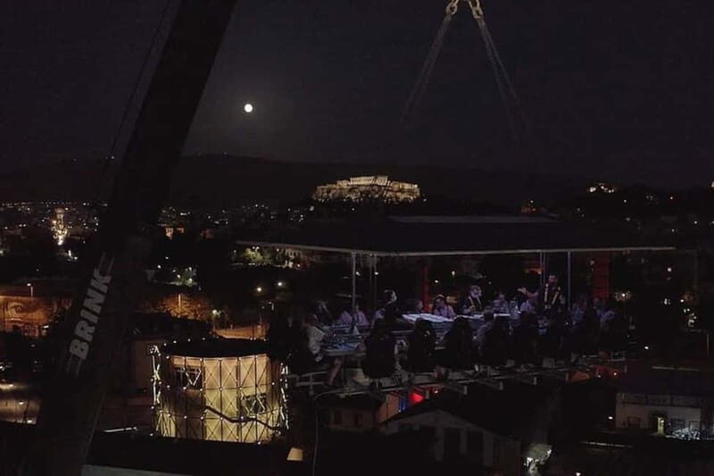 Athens: Dinner in the Sky Experience - The chef’s four-course menu, paired with Greek drinks