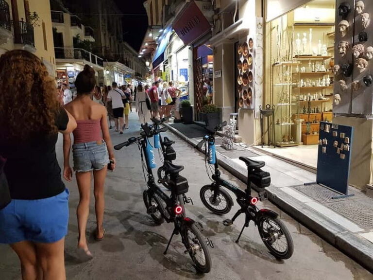 Athens: Discover the City Electric Bike Night Tour - Entering The Traffic: How Safety Works When There Are Few Bike Lanes