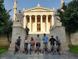 Athens: Discover the City Electric Bike Tour - Meeting points, small group vibes, and getting the hang of the bike