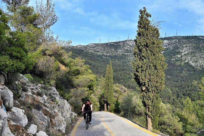 Athens E-Bike Guided Tour on Hymettus Mountain - Reaching 1,026 meters on Hymettus Mountain