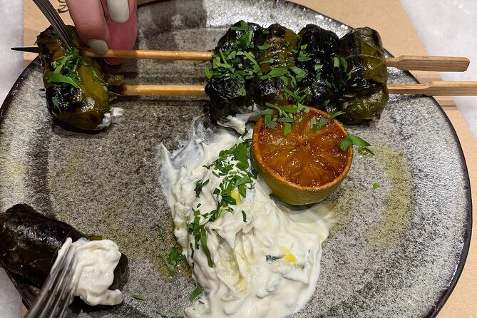 Athens evening food tasting tour-small group - Drinks and pacing: Greek wine with your meal and ouzo with meze