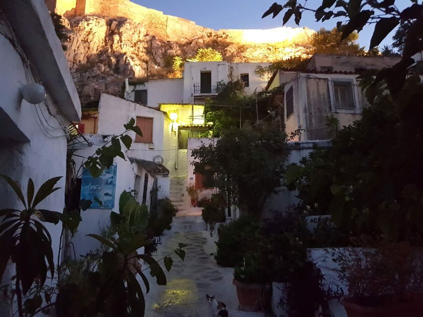 Athens: Evening Guided Walking Tour with Plaka & Dinner - From Hadrian’s Arch to the Temple of Zeus Ruins