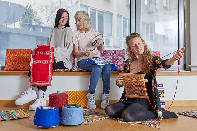 Athens: Evil Eye Weaving Workshop with Greek Tea - Weaving Arachne’s Story in Central Athens