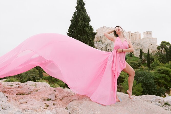 Athens Flying Dress Photo Shoot with a Professional Photographer - Who will enjoy this most