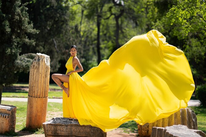 Athens: Flying Dress Photoshoot "Marilyn Package" - Booking timing and practical planning