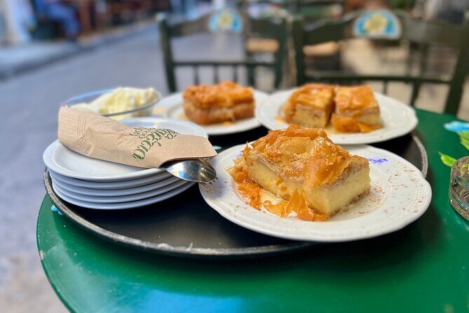 Athens Food Tour with 10+ Tastings of Greek Traditional Dishes - Monastiraki Shopping Streets and Avissinias Vintage Square: Snack Stops With Street Sense