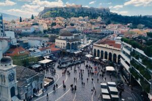 Athens for CRUISE SHIPS with opt. Acropolis from Piraeus Port - Temple of Olympian Zeus and the Arch of Hadrian from the bus