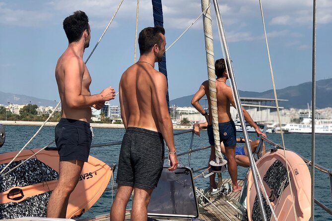 Athens full day sailing cruise and food experience - Swimming in calm, secluded water