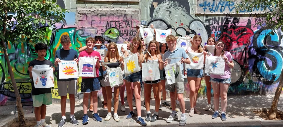 Athens: Graffiti Workshop and Tote Bag Painting Experience - Reading Athens Through Its Walls