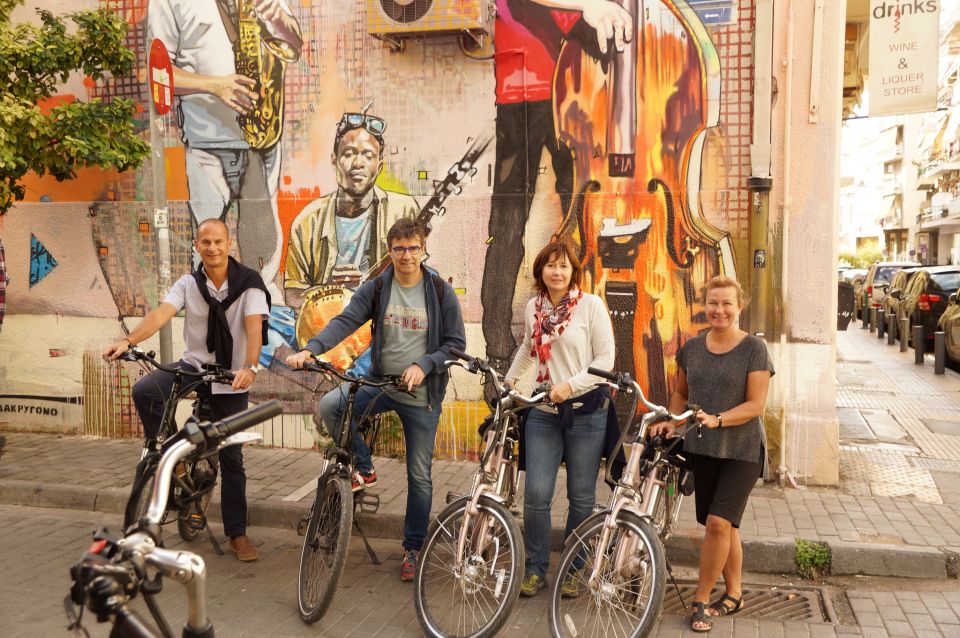 Athens: Greek Life and Street Art Electric Bicycle Tour - Street art, architecture, and the stories between them