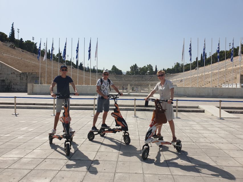 Athens: Guided City Tour on an Electric Trikke Scooter - The Temple of Olympian Zeus and Hadrian’s Arch