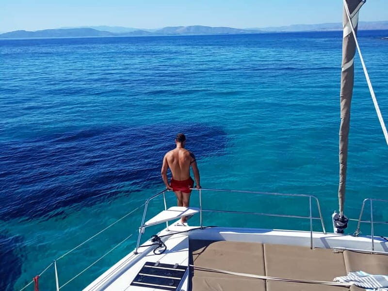 Athens: Half-Day Morning Catamaran Cruise with Meal & Drinks - Where the cruise goes: south-east Athens and Vouliagmeni Bay vibes