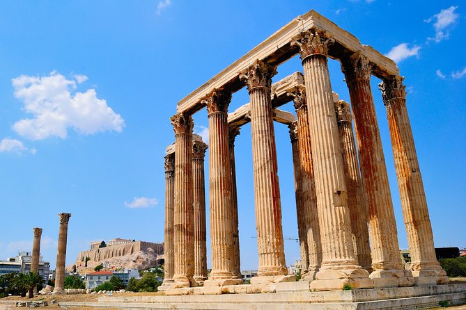 Athens Highlights Half Day Private Tour - Temple of Olympian Zeus and Hadrian’s mark