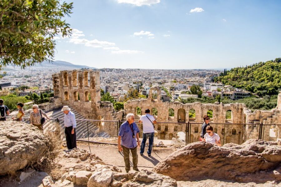 Athens: Highlights Walking Tour Tickets Not Included - Ancient Agora and Odeon: Where Athens Feels Like a Living City Again