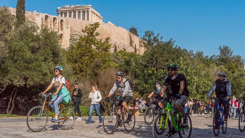 Athens Historical Center: Explore by Bike - The municipal market, Monastiraki, and the Ancient Agora