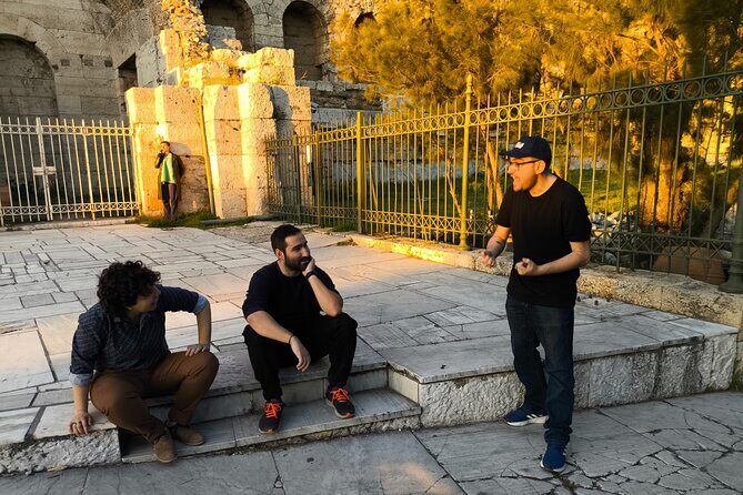 Athens: Horror Mythology Evening Experience - Myths Come to Life - Stop 1: Dionysiou Areopagitou Promenade and the first myth hook