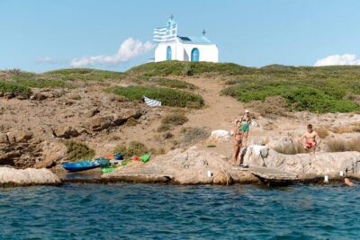Athens mini cruise: "East Attica Hidden Gems" - Spider Cove and the quiet water near Hamolia