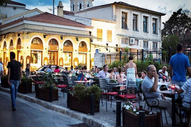 Athens Moonlight Waling Tour with Drinks and Meze Dishes - Monastiraki’s night corners: a short stop that helps you find your way