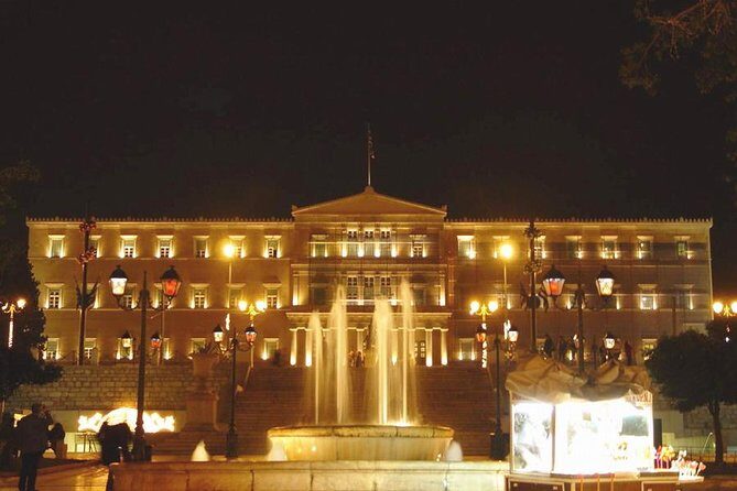 Athens Night Sightseeing Tour with Greek Dinner Show - The Panoramic Drive: Stadium, Parliament, Zeus, and Other Night Views