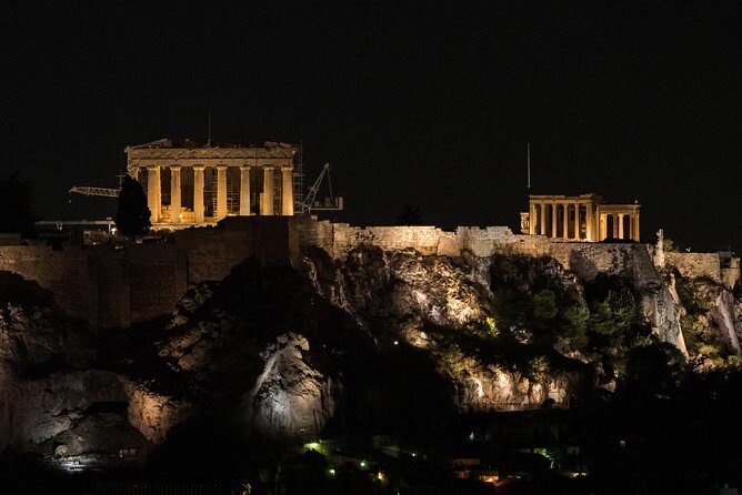 Athens Night Sightseeing Tour with Greek Dinner Show - The Walking Part Nobody Should Ignore