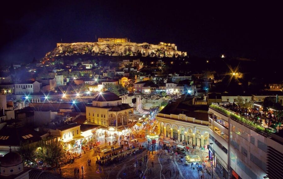 Athens: Night Walking Tour - Roman Forum of Athens and the Church of Agios Nikolaos Rangavas